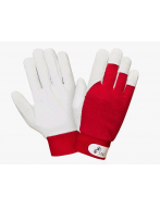 Перчатки 2Hands р-р 10,5, трикотаж/овечья кожа манжет на велкро 0755
